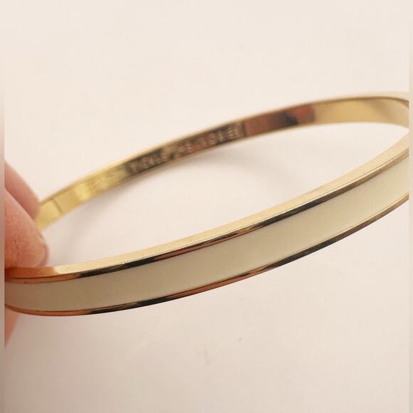 Kate Spade New York Tickle the Ivories Bangle Bracelet Preppy Minimalist Jewelry - Picture 9 of 10